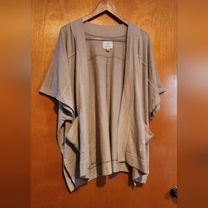 Aerie Offline Earthy Taupe Oversized Cardigan